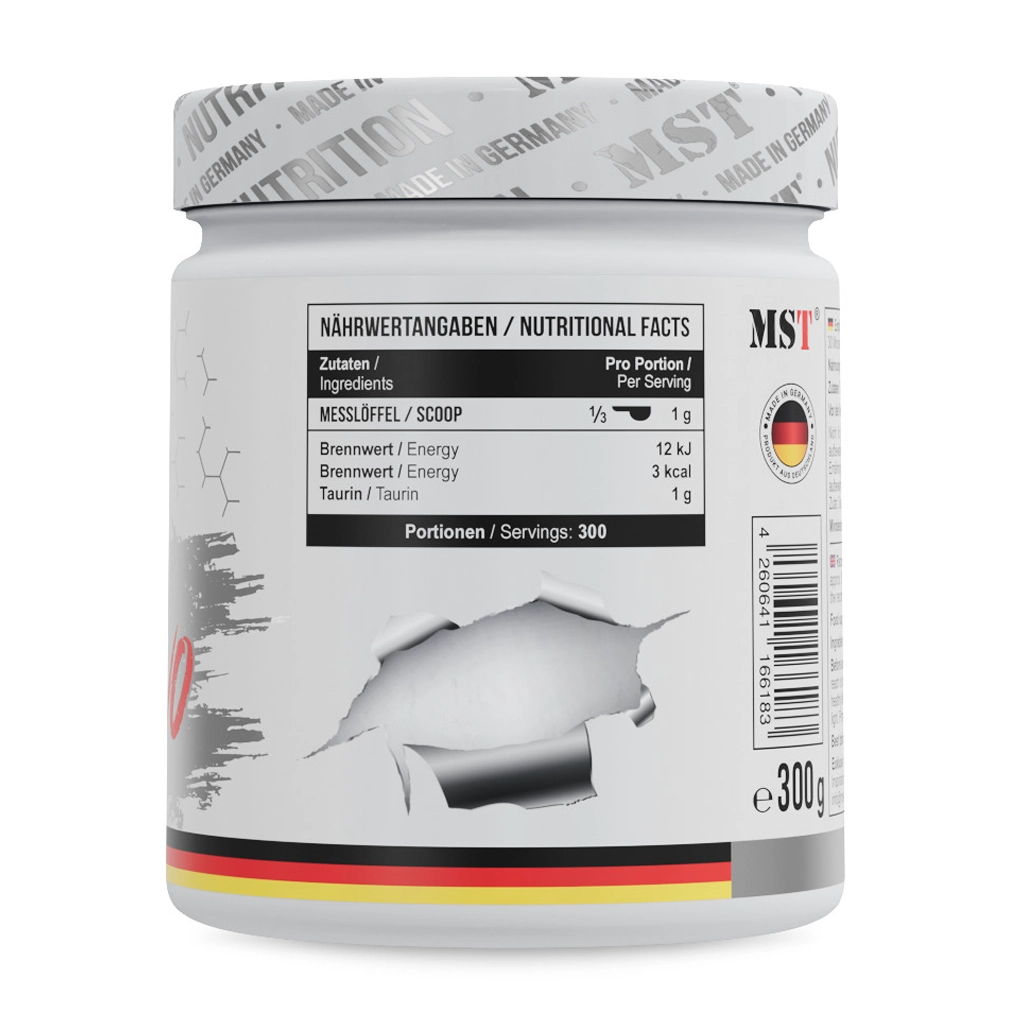 Таурин, MST® Taurine - 300 грам 2 MST Taurine таурин порошок 300 г
