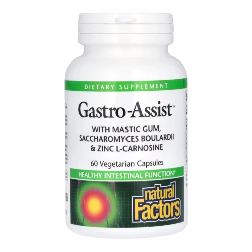 Natural Factors Gastro-Assist комплекс для здоров'я ШКТ 60 вегетаріанських капсул