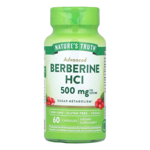 Берберин, Nature’s Truth Berberine HCI (250 mg per Capsule) – 60 Capsules
