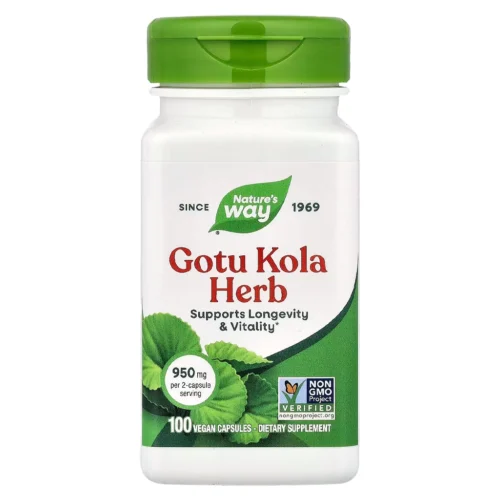Готу кола, Nature’s Way Gotu Kola Herb – 100 vcaps