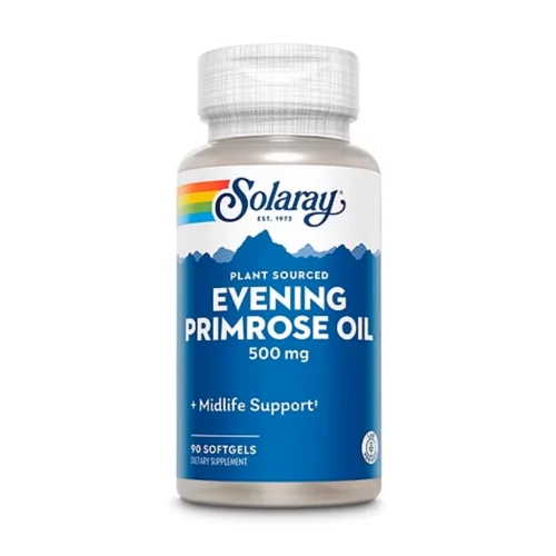 Примула вечірня, олія, Solaray Evening Primrose Oil 500 mg – 90 softgels