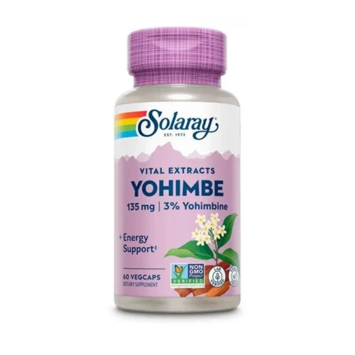 Solaray Yohimbe Bark Extract екстракт кори йохімбе 135 mg 60 рослинних капсул