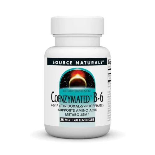 Source Naturals Coenzymated Vitamin B-6 піридоксаль-5-фосфат 25 мг 60 сублінгвальних пастилок