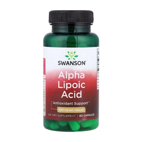 Swanson Alpha Lipoic Acid альфа-ліпоєва кислота 600 мг 60 капсул
