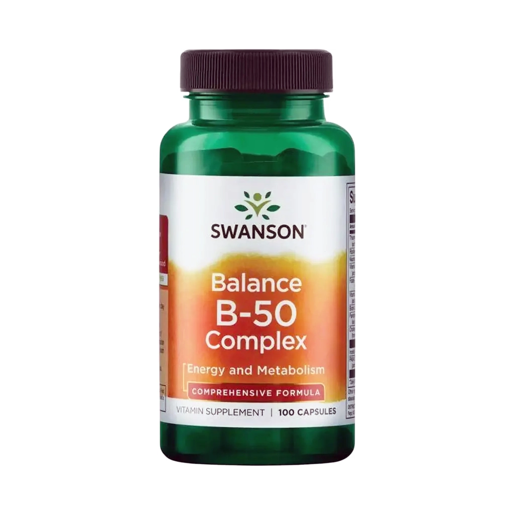 Swanson Balance B-50 Complex комплекс вітамінів групи В 100 капсул