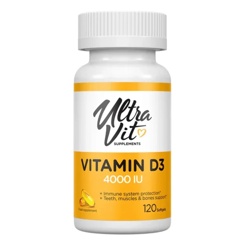 Вітамін Д3, VPLab Vitamin D3 4000IU – 120 softgels
