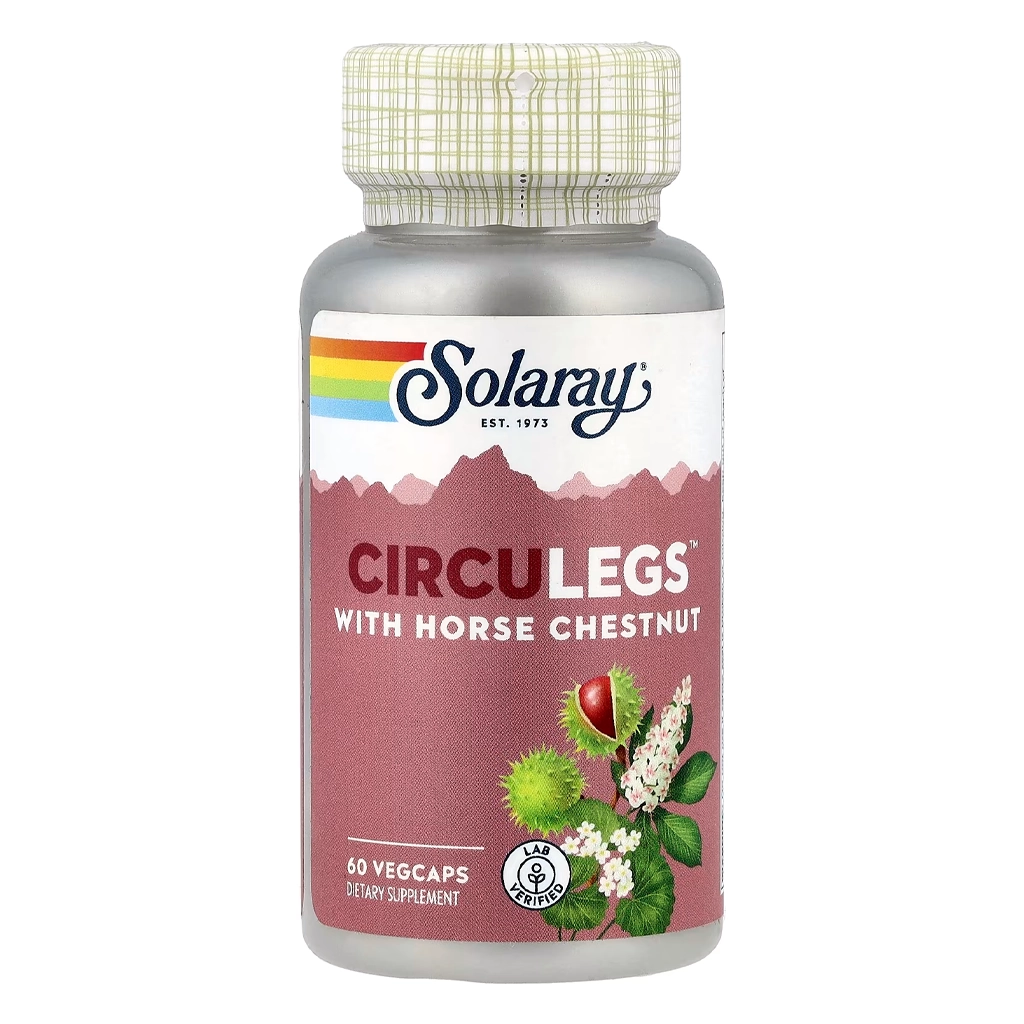 Solaray CircuLegs Circulation Support комплекс для кровообігу 200 mg 60 вегетаріанських капсул