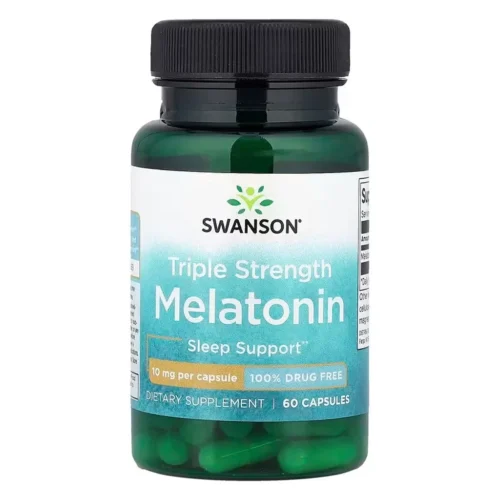 Мелатонін, Swanson Melatonin 10 mg – 60 Caps