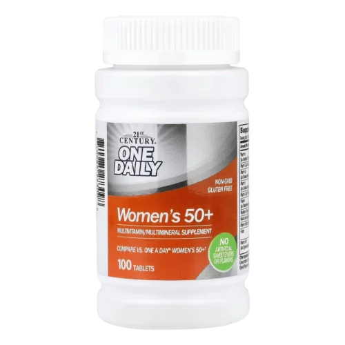 Мультивітамінний комплекс для жінок старше 50+, 21st Century One Daily Women’s 50+ – 100 tabs