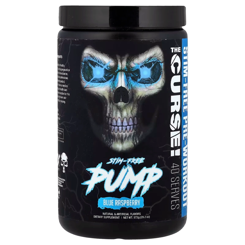 Передтренувальний комплекс без кофеїну, JNX Sports Stim-Free Pump Pre-Workout – 572 g