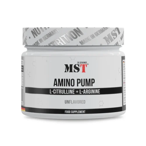 MST Amino PUMP Pre-Workout без смаку 300 г — аргінін цитрулін