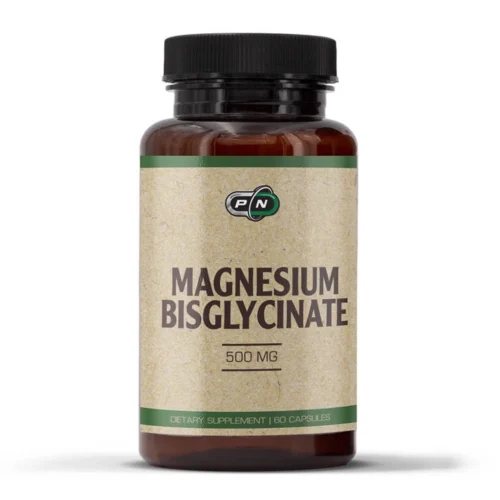 Магній бісгліцинат, Pure Nutrition USA MAGNESIUM BISGLYCINATE – 60 caps