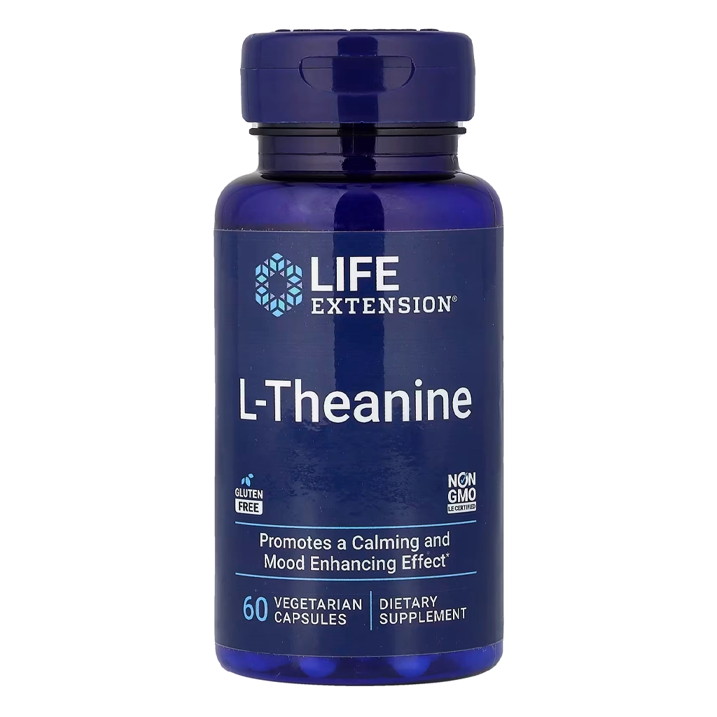 L-теанін, Life Extension L-Theanine 100 mg – 60 vcaps
