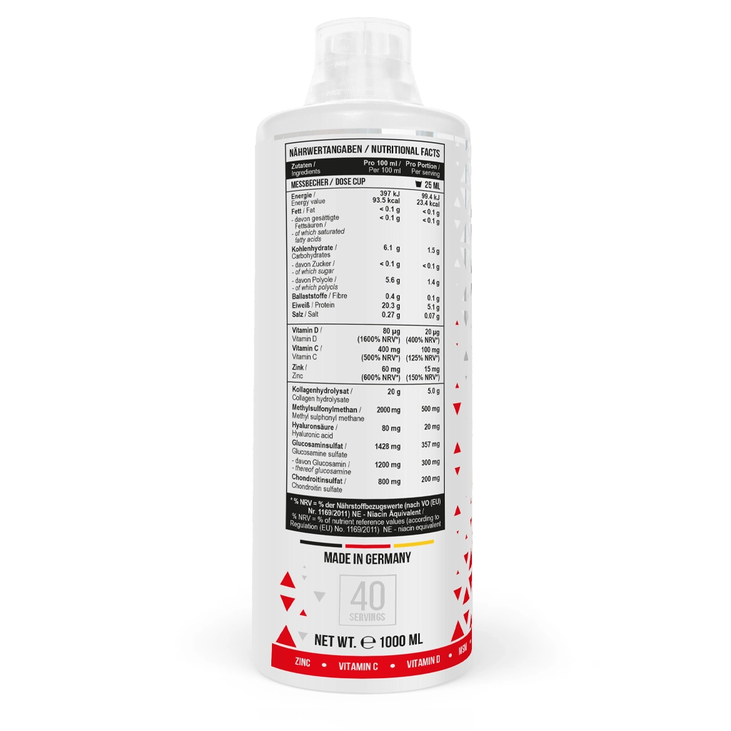Колаген рідкий для суглобів, MST® Collagen for Joints FORTIGEL OptiMSM 2 МСТ колаген для суглобів склад FORTIGEL OptiMSM глюкозамін