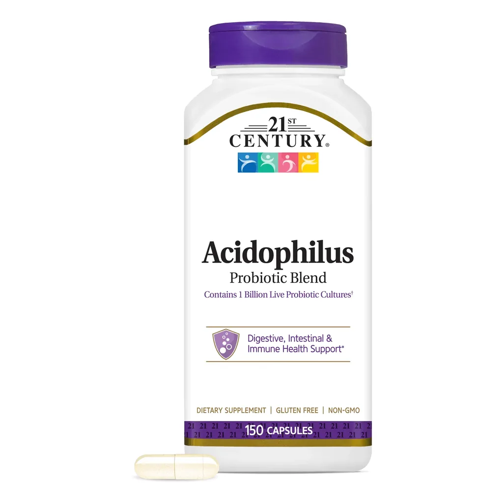 Пробіотики, 21st Century Acidophilus Probiotic Blend - 150 капсул