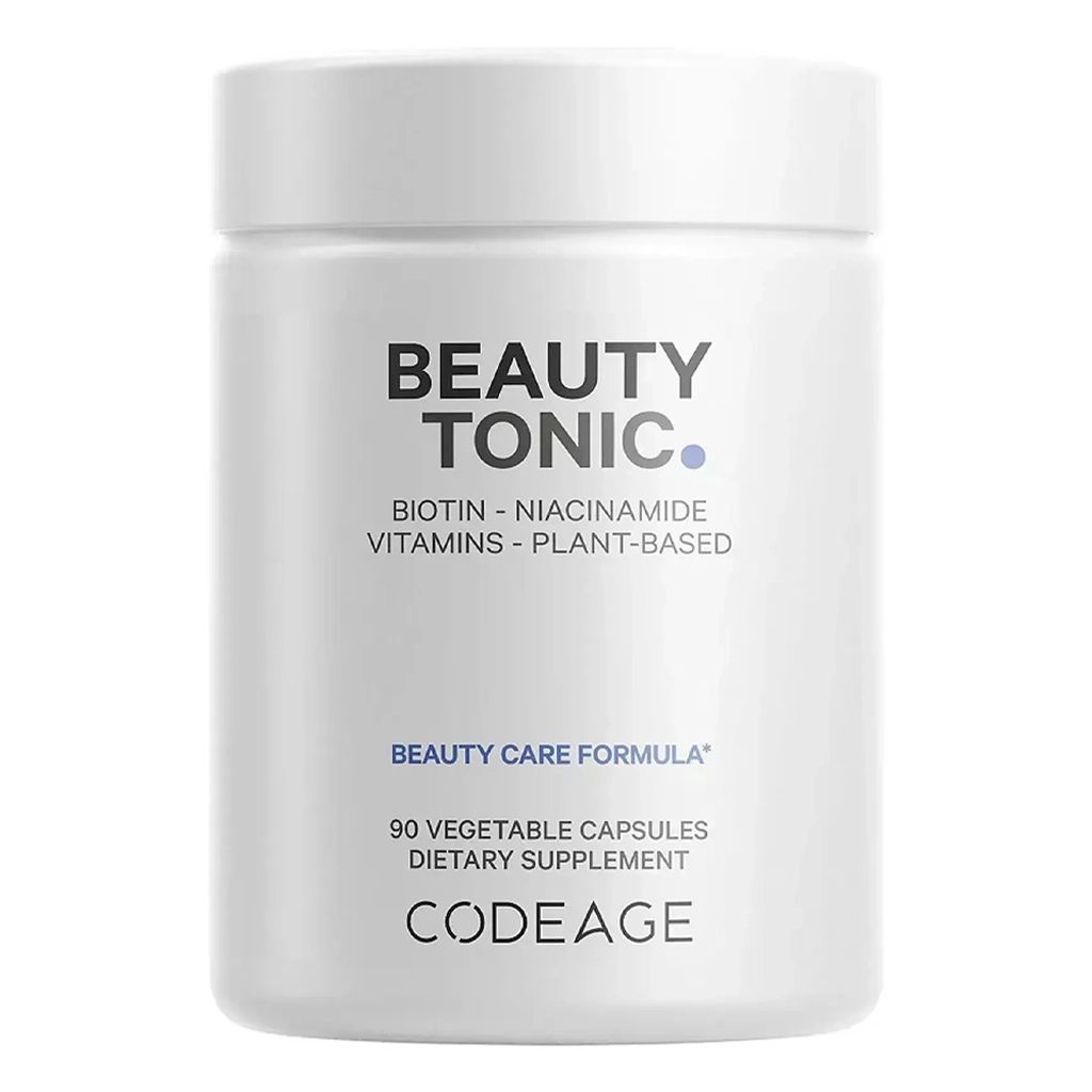 Codeage Beauty Tonic біотин для волосся шкіри та нігтів 90 рослинних капсул