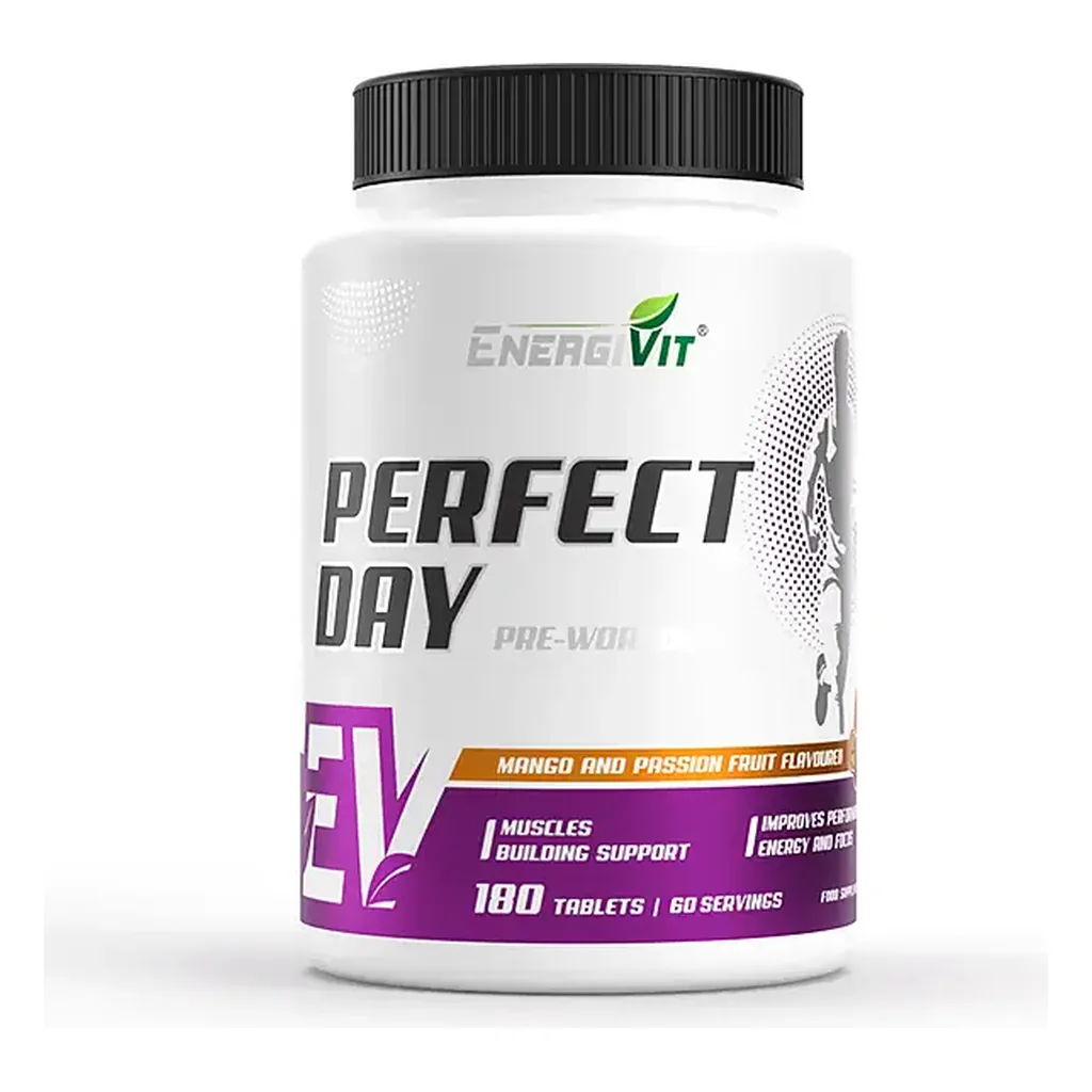 Передтренувальний комплекс, EnergiVit Perfect Day Pre-Workout - 180 таблеток
