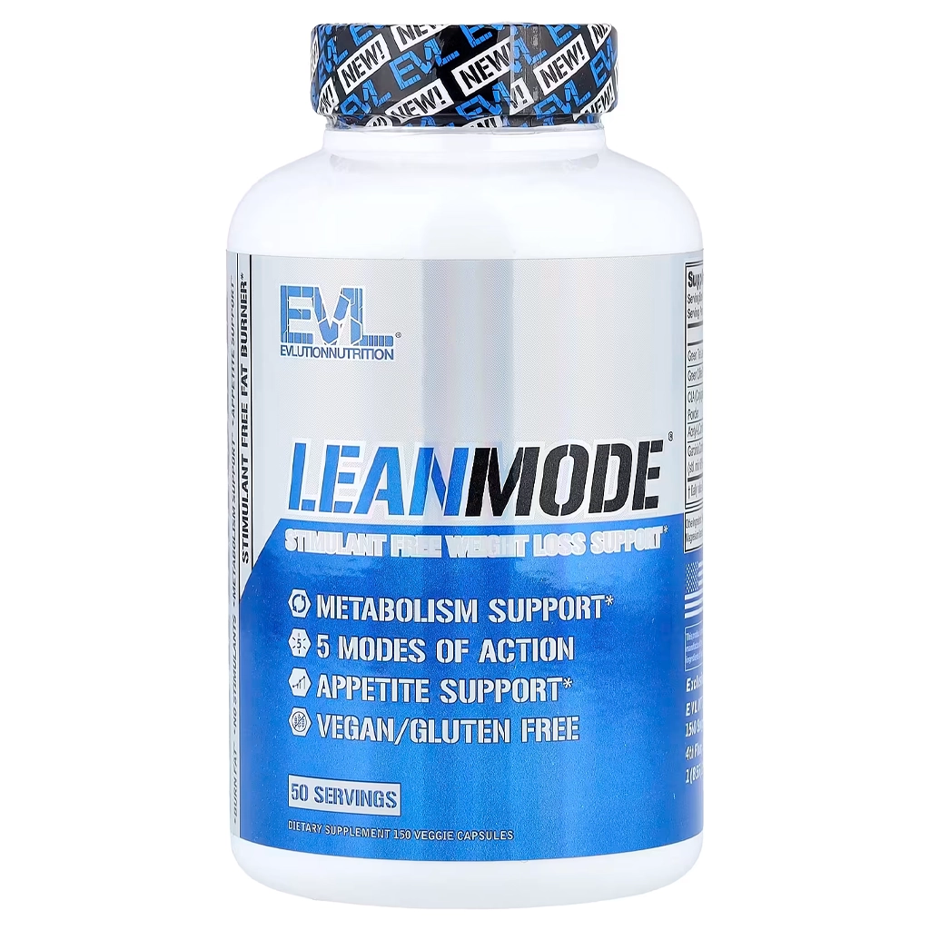 EVLution Nutrition LeanMode 150 капсул комплекс для контролю ваги — банка спереду