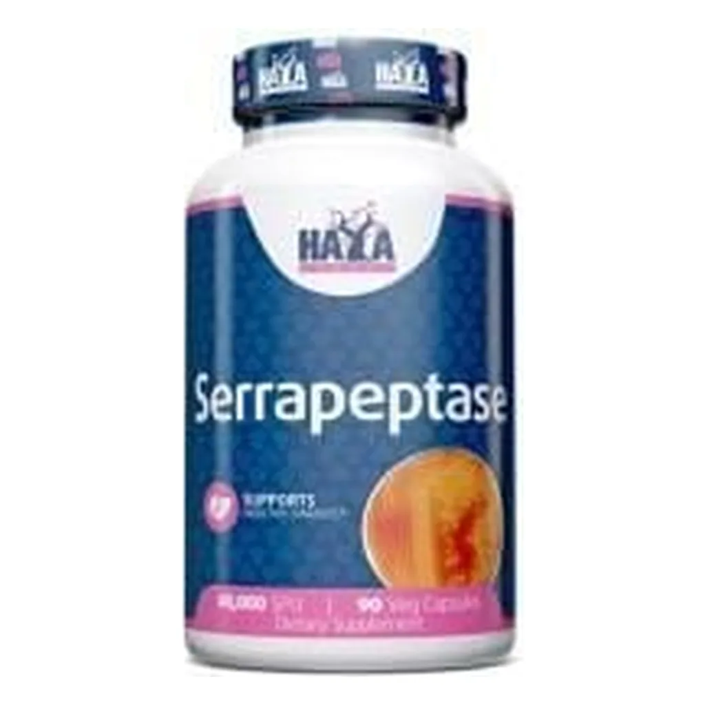 Серапептаза, Haya Labs Serrapeptase 40000 SPU 90 капсул
