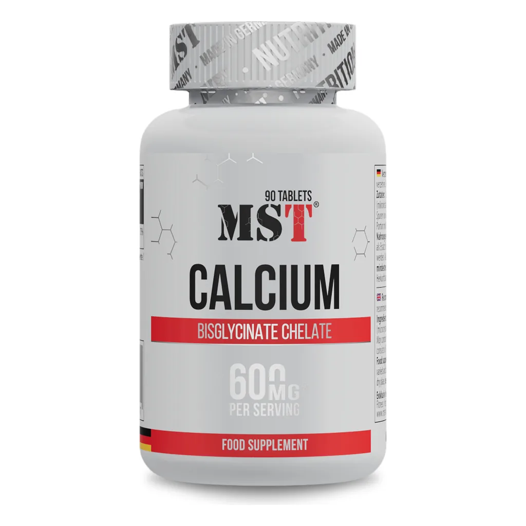 Кальцій, MST Calcium Bisglycinate Chelate 600 mg - 90 таблеток