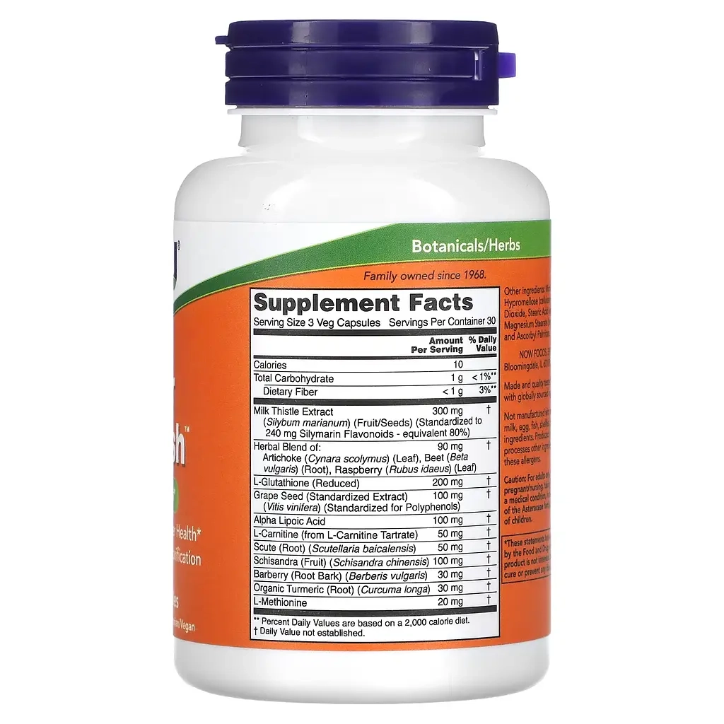 Підтримка печінки, NOW Liver Refresh - 90 капсул 2 Підтримка печінки, NOW Liver Refresh - 90 капсул - Зображення 2
