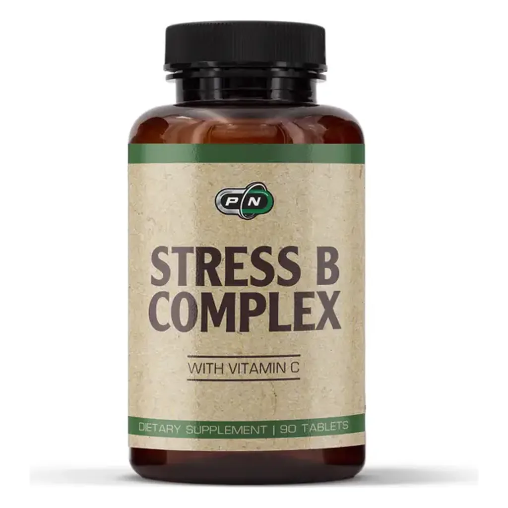 Вітамін B, Pure Nutrition Stress B Complex with Vitamin C - 90 таблеток