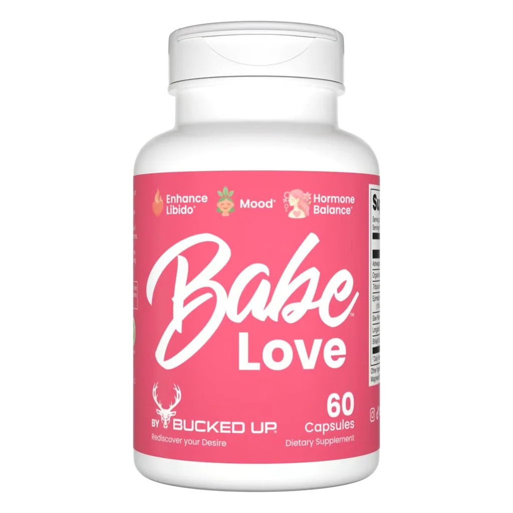 Bucked Up Babe Love 60 капсул комплекс для лібідо — банка спереду