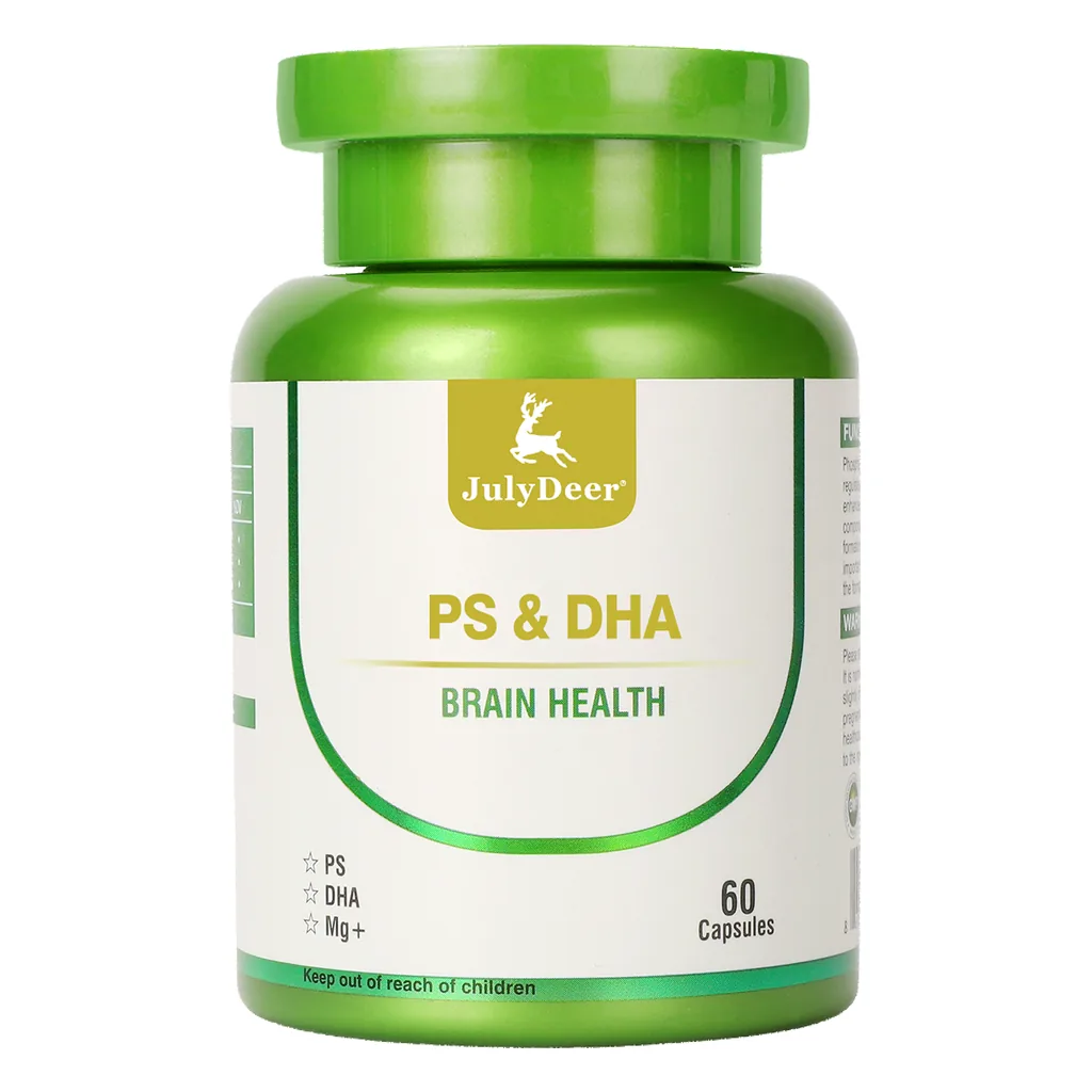 Комплекс для когнітивної підтримки, JulyDeer PS DHA Brain Health 60 капсул