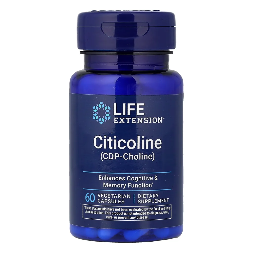 Цитиколін (CDP-Холін), Life Extension Citicoline (CDP-Choline) - 60 vcaps