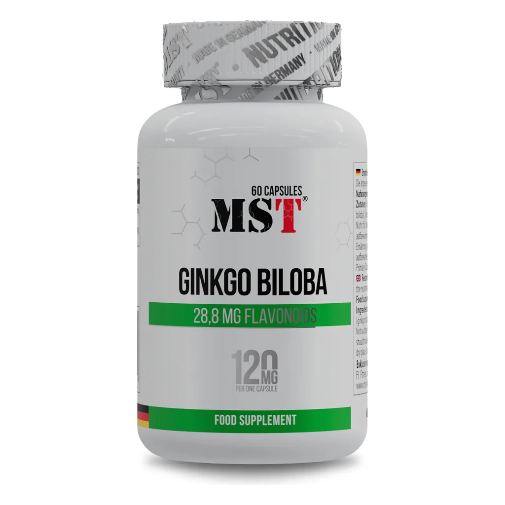 Гінкго білоба, MST Ginkgo Biloba 120 мг 60 капсул