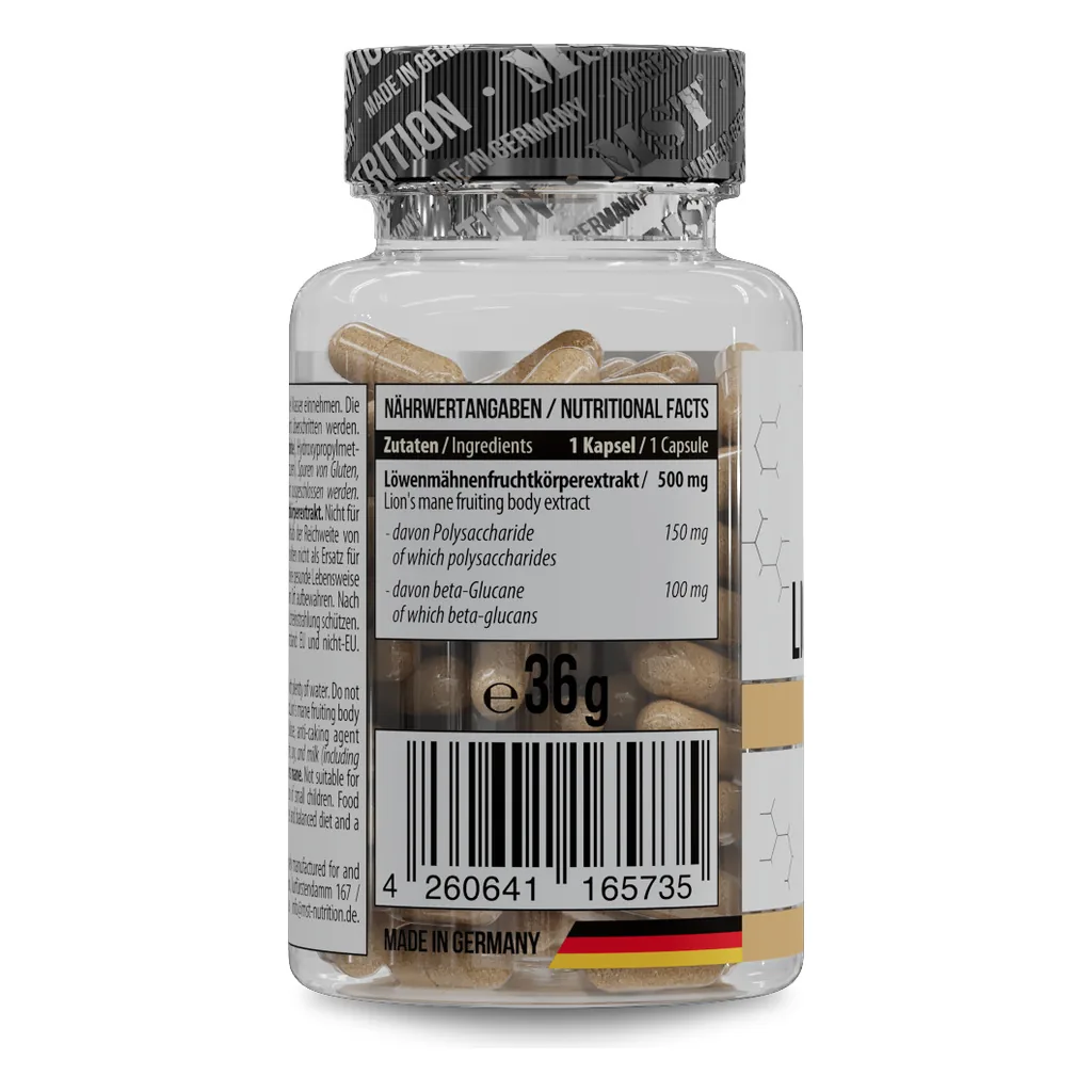 Їжовик гребінчастий, MST Lion's Mane Mushroom 500 mg - 60 caps 2 Їжовик гребінчастий, MST Lion's Mane Mushroom 500 mg - 60 caps упаковка