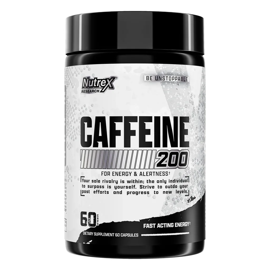 Кофеїн, Nutrex Caffeine 200 - 60 капсул