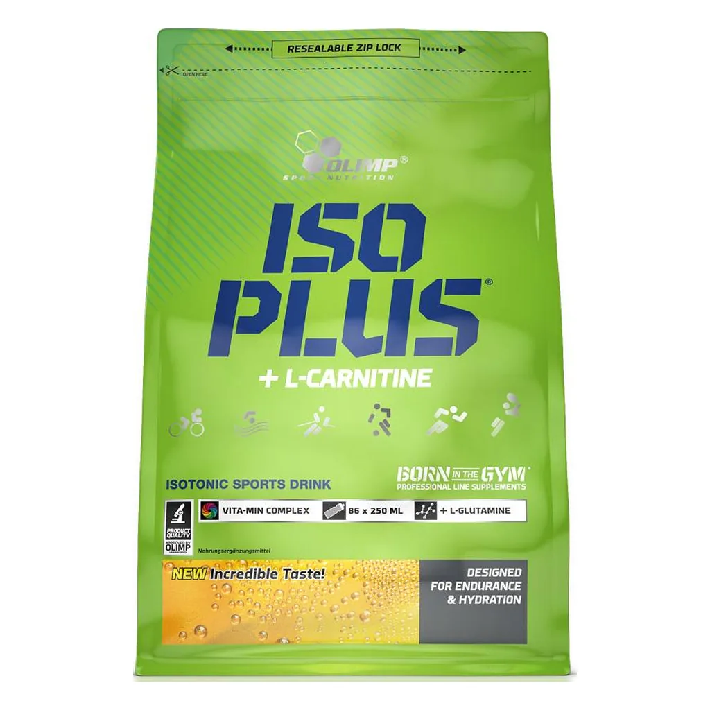 Ізотонік, Olimp Iso Plus + L-Carnitine 1505 г