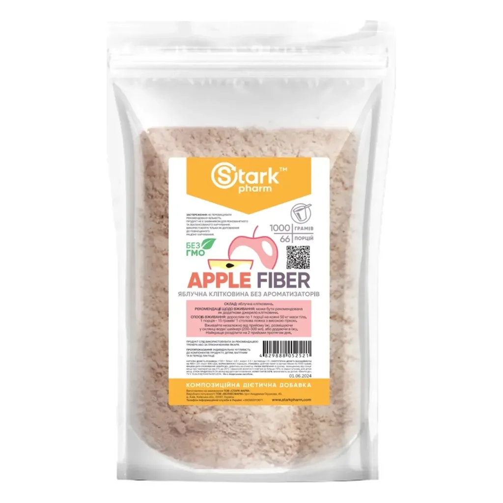 Яблучна клітковина, Stark Apple Fiber - 1000 g