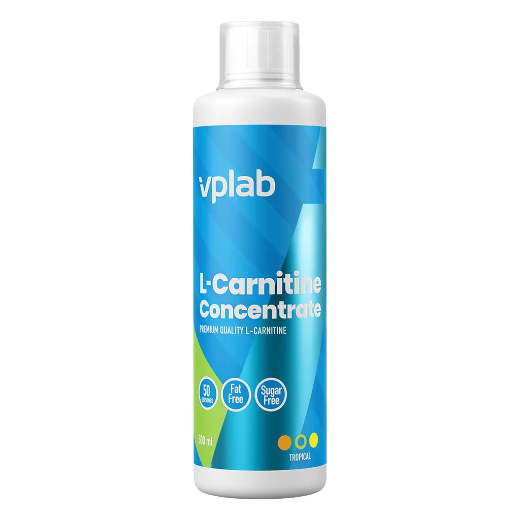 Рідкий л-карнітин, VPLab L-Carnitine Concentrate Tropical - 500 мл