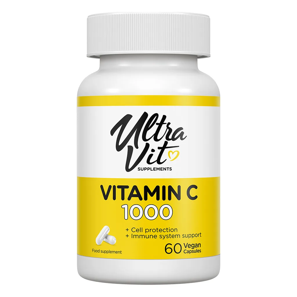 Вітамін C, VPLab UltraVit Vitamin C 1000 - 60 капсул