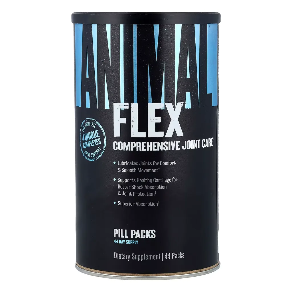 Universal Nutrition Animal Flex 44 пакетики комплекс для суглобів — банка спереду