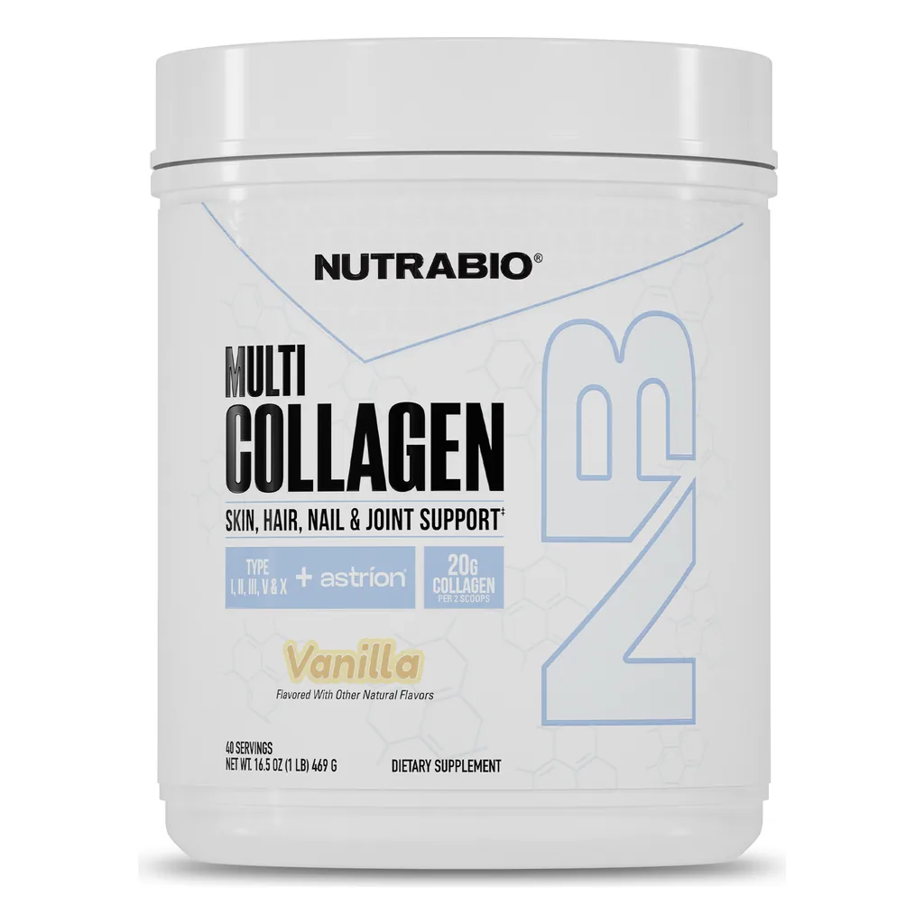Колаген, NutraBio Multi Collagen 2 Колаген, NutraBio Multi Collagen упаковка